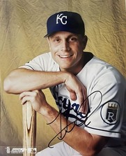 Foto firmata Joe Randa autografata lucida 8x10 Kansas City Royals