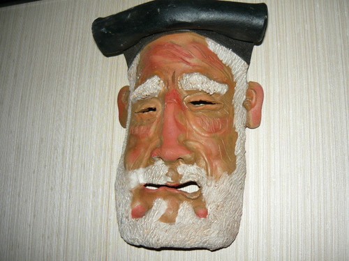 Maschera terracotta labor - maschera,