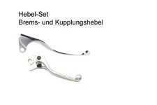 Leva frizione + leva freno forgiata argento per Yamaha WR 426 F 2001-2002