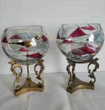 Portacandele in mosaico