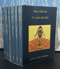 Lotto 6 libri Marco MALVALDI - Sellerio Thriller