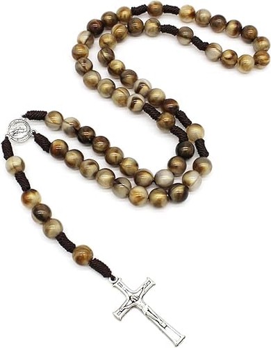 Collana rosario cattolico - collana,
