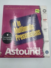 Disco oro vintage ASTOUND v 2.0 (1995) MULTIMEDIA per alimentazione Macintosh e Mac