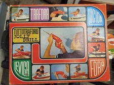 Giocattolo italiano raro anni 70 Tutto Traforo Jolly Drill elettrico