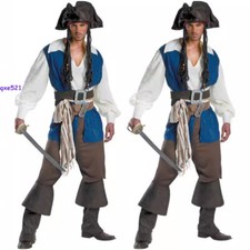 Pirati dei Caraibi marinaio cosplay costumi gioco halloween abbigliamento uniforme