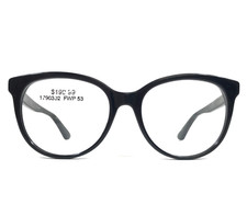 Gucci montatura occhiali da vista GG0329O 004 nero lucido oro blu glitter 53-18-145