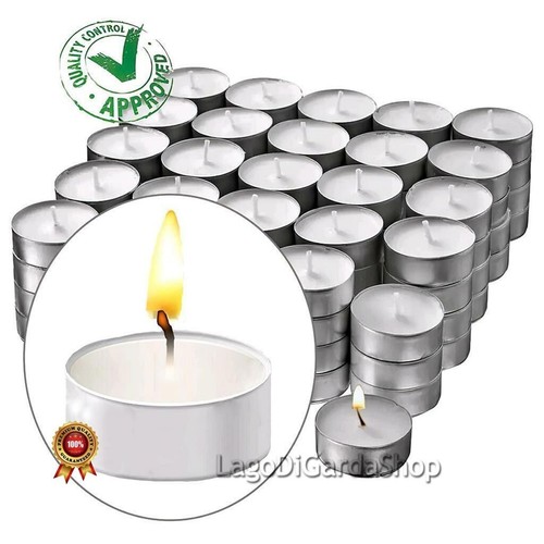 Candele bianche tonde set - bianche,