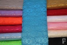 Floreale Pizzo Tessuto Venduto per Metro Lighweight con Un Shine Ottime Valore