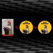 Santino + 2 strickers adesivi UV SAN BREMBO - ediz. 2025