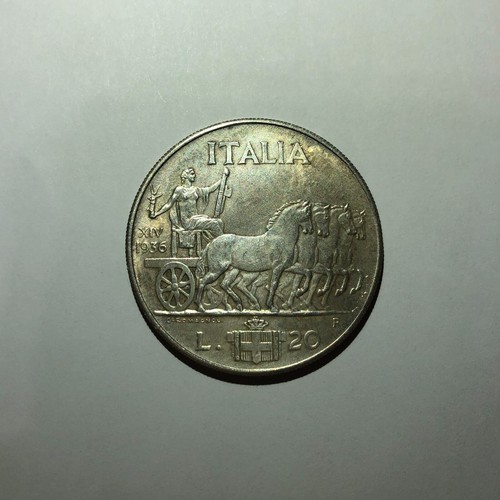 Moneta lire 1936 - 20,