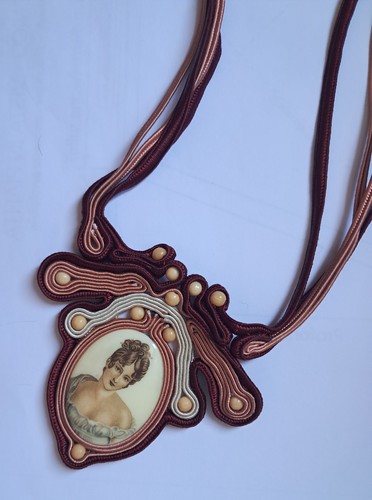 Collana soutache artigianale - collana,