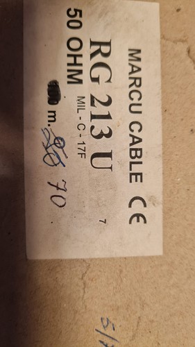 Bobina metri cavo 213 - cavo, rg
