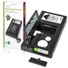 ADATTATORE VHS CONVERSIONE DA VHS-C A VHS CONVERTITORE NEDIS GARANZIA ITALIA 