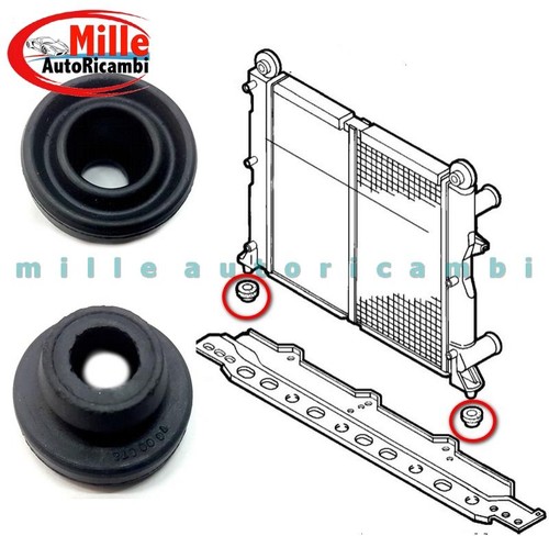 Gommino supporto radiatore - 2,