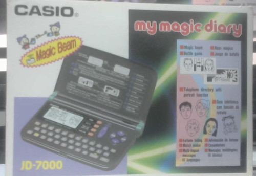 Casio magic diary 7000 - magic, jd-7000