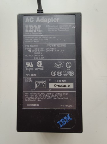 Adattatore ibm thinkpad 20v - thinkpad,