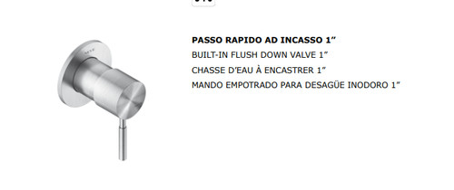 Rubinetto passo rapido - , in