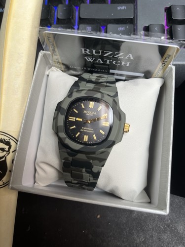Ruzza watch camouflage green - ruzza,