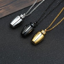 ?? Urn Necklace Pendant for Ashes – Gioielli Commemorativi in Acciaio Inox
