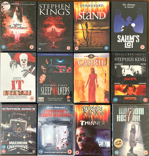 Stephen king horror dvd bundle - king,