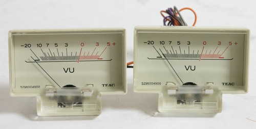 Set meter teac silver - vu,