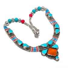 Collana turchese corallo