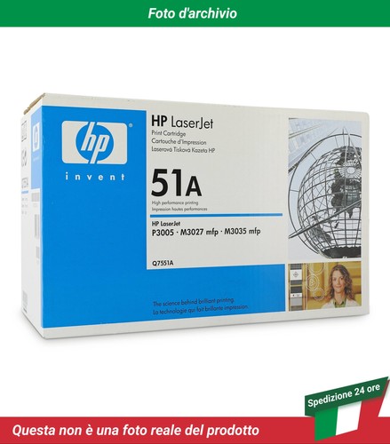 Q7551a laserjet p3005 - q7551a, toner