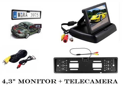 Portatarga con telecamera