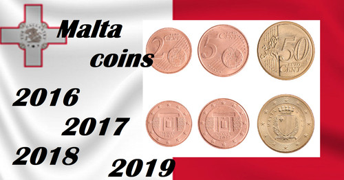 Monete malta 10 20 - 1, 50
