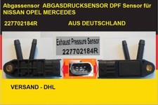 Nuovo Sensore Gas Scarico Pressione DPF per Nissan Opel Mercedes