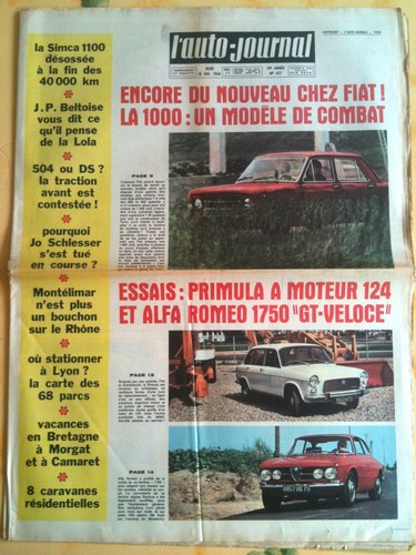 Auto journal 457 du - n°457,
