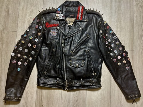 Giacca moto vintage - moto, ramones