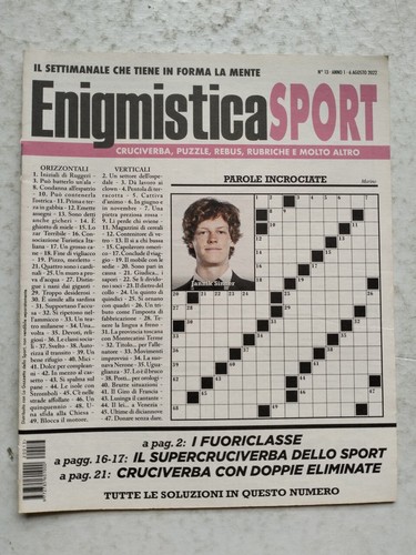 Enigmistica sport inserto - enigmistica,