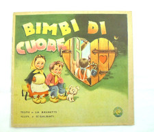 VECCHIO LIBRO ILLUSTRATO RAGAZZI BAMBINI GINO CONTE  1940 1950 STILE POP UP