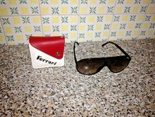 OCCHIALI FERRARI IN PLASTICA PIEGHEVOLI CON CUSTODIA ORIGINAL VINTAGE ANNI 60/70