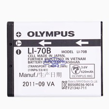 Batteria nuova originale Olympus LI-70B per FE-4020 4040 5040 VG110 145 150 160 X940