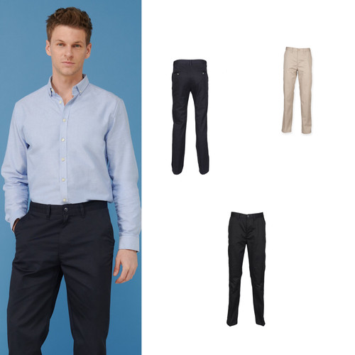 Henbury pantaloni piatti - 65/35,