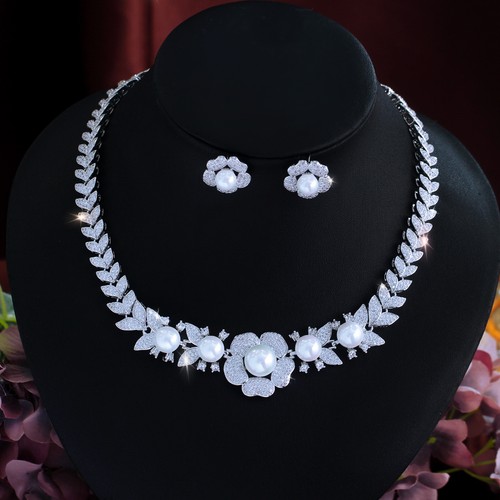 Collana orecchini fiori - collana, e