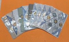 REPUBBLICA ITALIANA  SERIE DIVISIONALI IN LIRE   DAL 1980 AL 1989   FDC