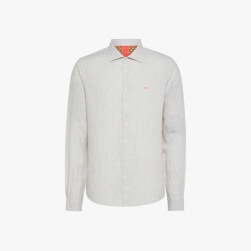 Sun68 camicia 100 lino - camicia,