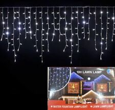 Tenda  Luminosa Natalizia 3mtx70x30cm flash bianco/freddo/ prolungabile 100led