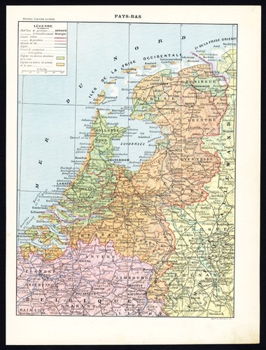 Stampa mappa antica paesi - stampa/mappa,
