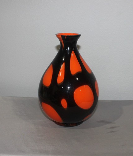 Vaso vetro artistico deco - vetro,