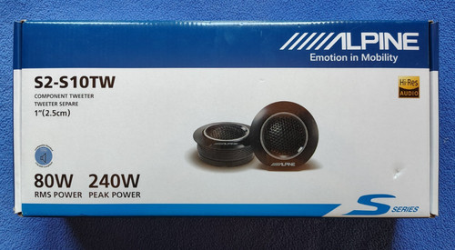Alpine s10tw tweeter a - alpine,