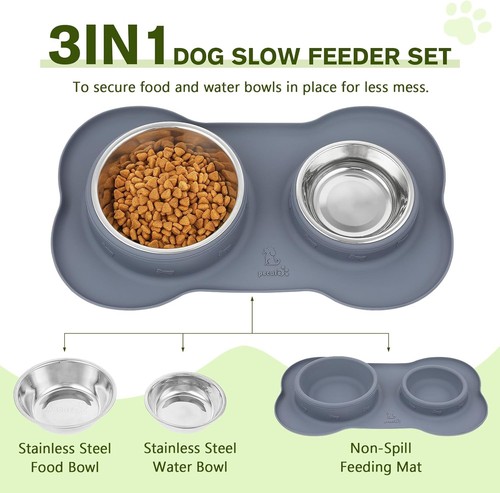 Ciotola slow feeder cane - feeder, gatto