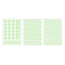  3 Fogli Adesivo Pentagramma