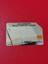SCHEDA TELEFONICA ITALTEL USATA GOLDEN 98 AG PF 38
