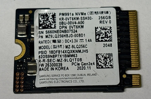 Samsung pm991a 256 - samsung, m.2