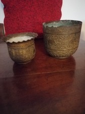 Due Vasi Orientali In Ottone