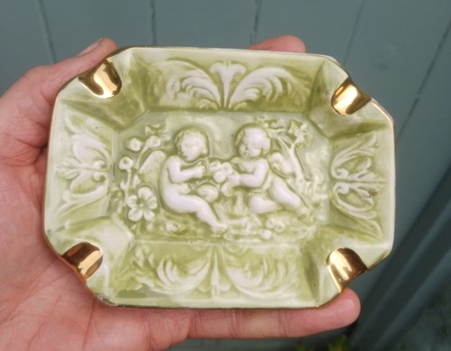 Capodimonte ceramic ashtray - capodimonte,